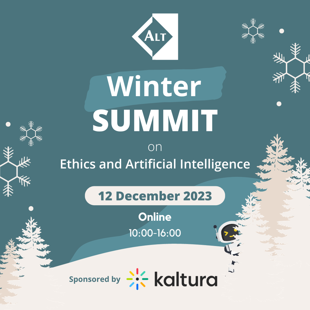 Register for ALT's Winter Summit on ethics and artificial intelligence