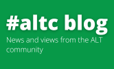 Read the latest from the #altc blog