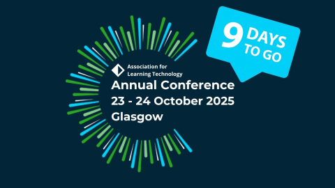 ALT Annual Conference - 9 days to go