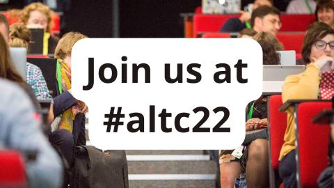 Join us at #altc22