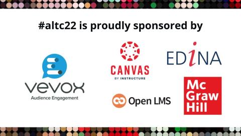 #altc22 sponsor logos