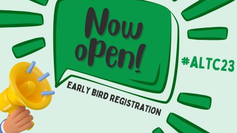 Registration now open Registration now open