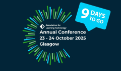 ALT Annual Conference - 9 days to go