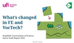 What's changed in FE and VocTech? AmplifyFE Communities of Practice Sector Audit Report 2022
