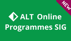 ALT Online Programmes SIG