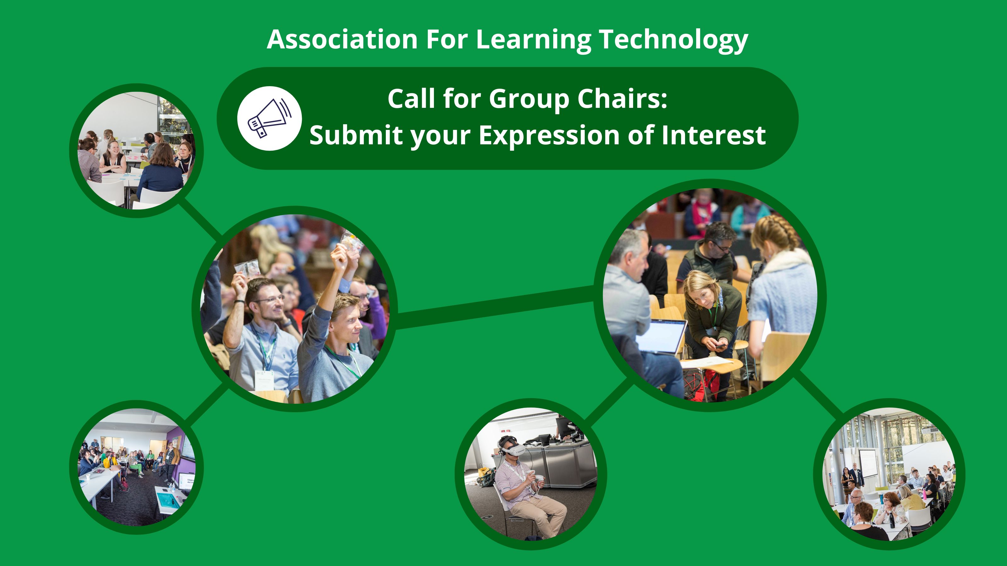 Call for Group Chairs: Submit your Expression of Interest