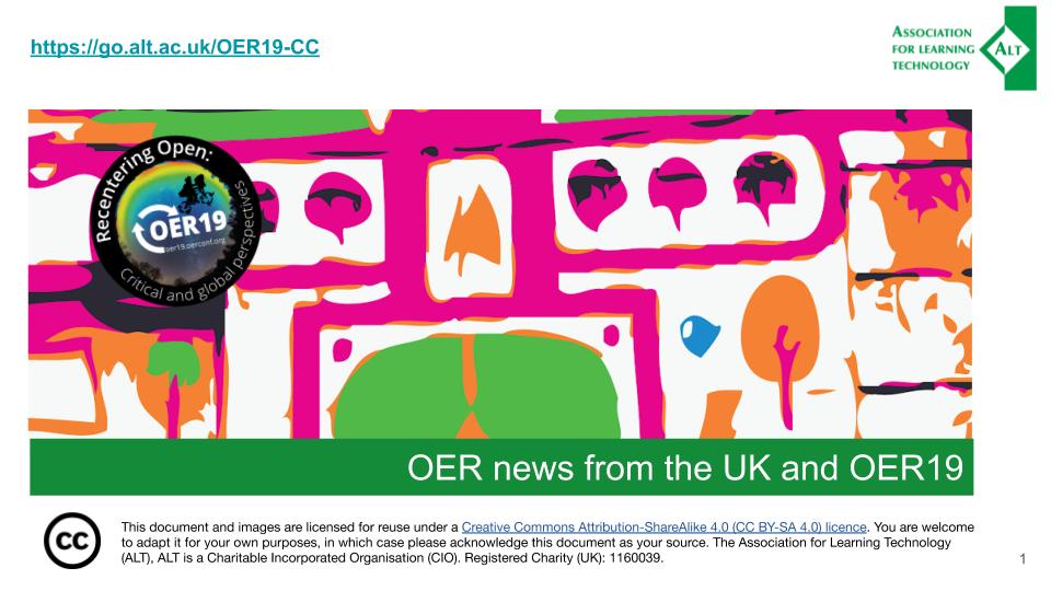 Title slide of the presentation