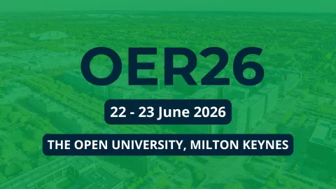 OER26, 22-23 June 2026, The open University, Milton keynes