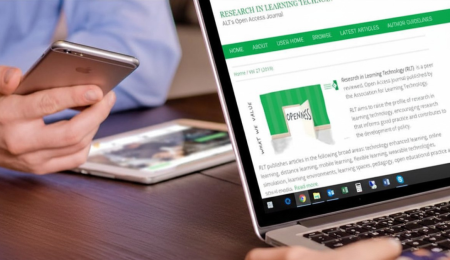 RLT website on a laptop